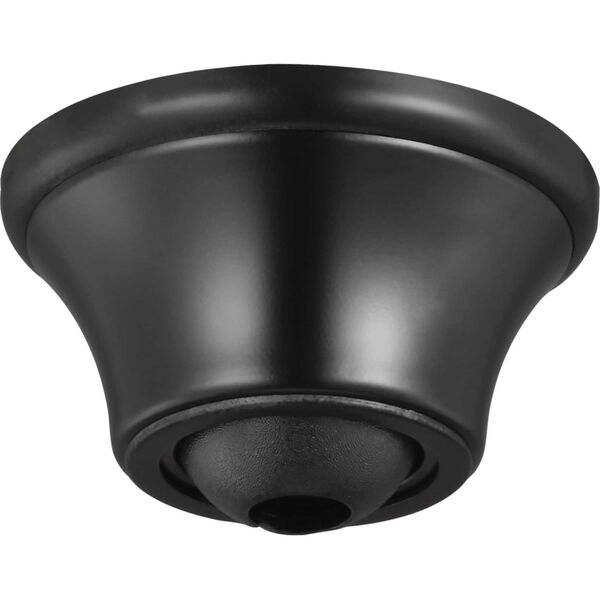 P2666-31M: Matte Black Ceiling Fan Canopy, image 1