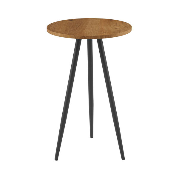 Tilly English Oak and Black Side Table, image 6