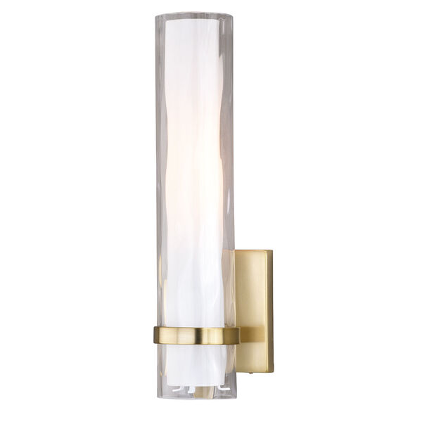 Vilo Golden Brass Four-Inch One-Light ADA Wall Sconce, image 1