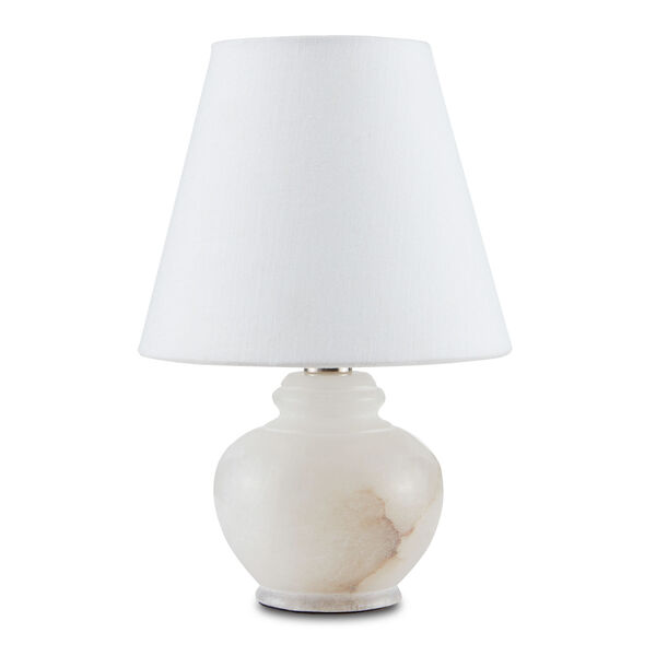 Piccolo Natural and Alabaster One-Light Mini Table Lamp, image 2