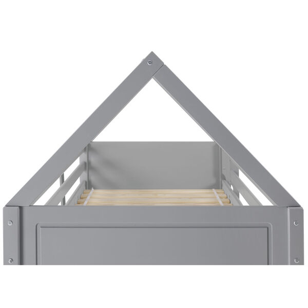 Emery Grey Twin Bunk Bed, image 6