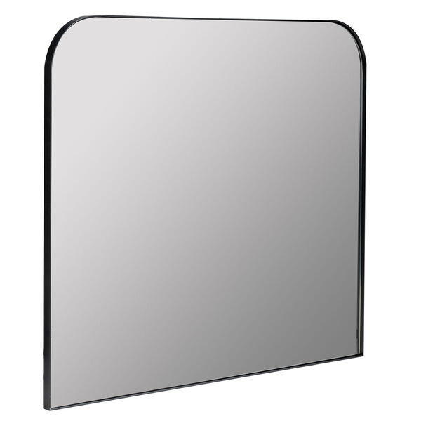 Brendan Matte Black 34-Inch x 40-Inch Dresser or Wall Mirror, image 3