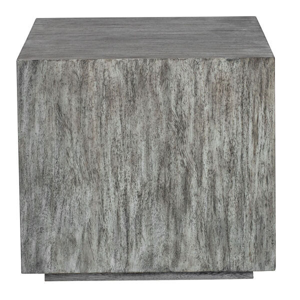 Kareem Modern Gray 24-Inch Square Side Table, image 1