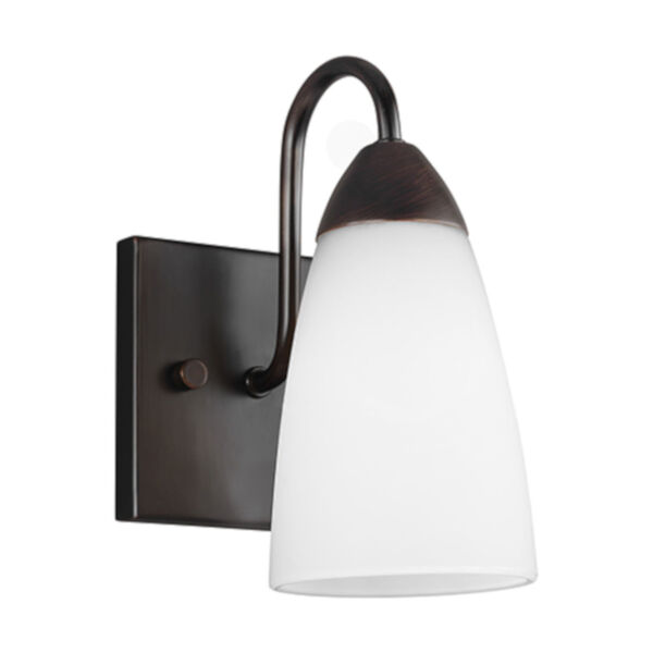 Nora Burnt Sienna Five-Inch One-Light Bath Sconce, image 1