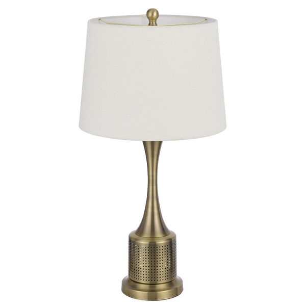 Toccoa Antique Brass Two-Light Metal Table Lamp, Set of 2, image 5