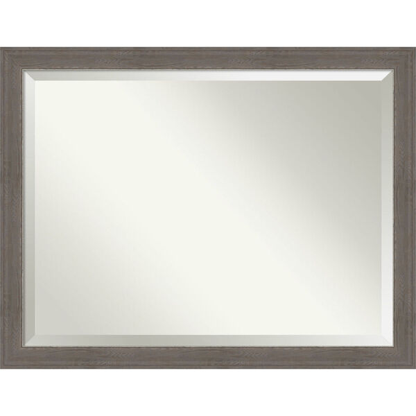 Alta Brown and Gray Bathroom Vanity Wall Mirror, image 1