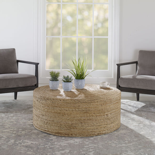 Rora Natural Round Coffee Table, image 2