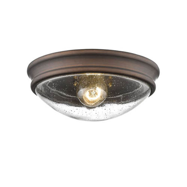 Selby Oil Rubbed Bronze One-Light Flush Mount, image 1