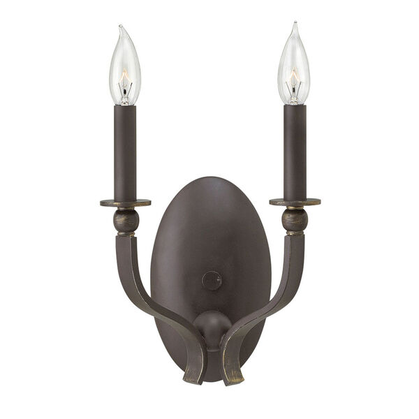Ruthorford Oil Rubbed Bronze Two-Light Sconce, image 2