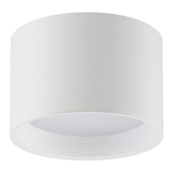 Reel White Eight-Inch LED Flush Mount, image 6