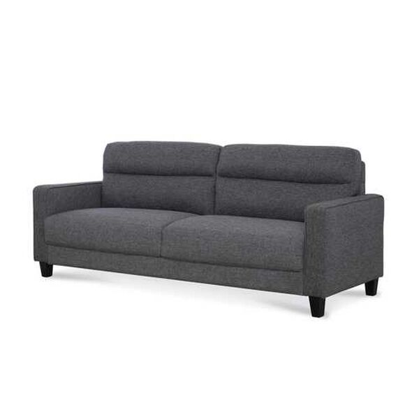 Asher Gray Channelled Sofa, image 1