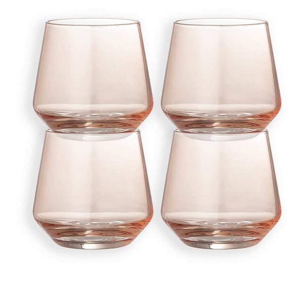 Blush Round Drinking Glass, Set of 4, image 1