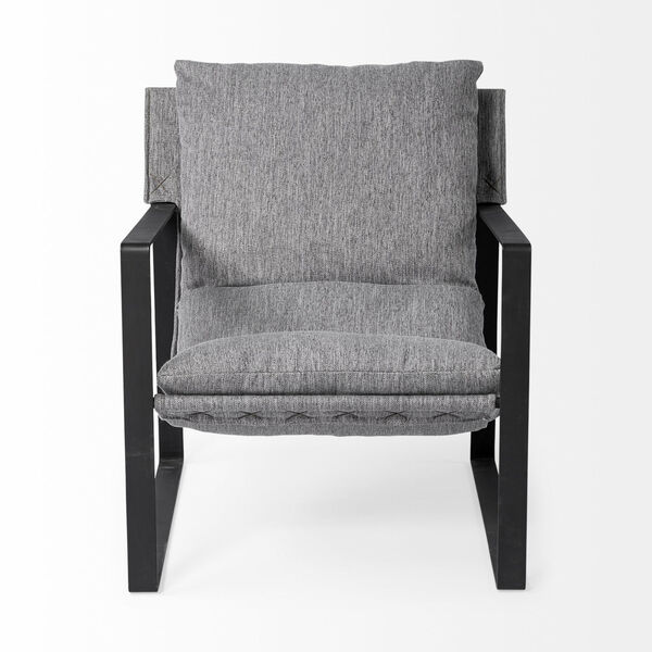 Guilia Castlerock Gray Sling Arm Chair, image 2