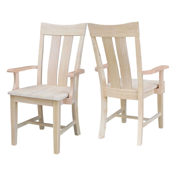 Ava Natural Arm Chair, image 6