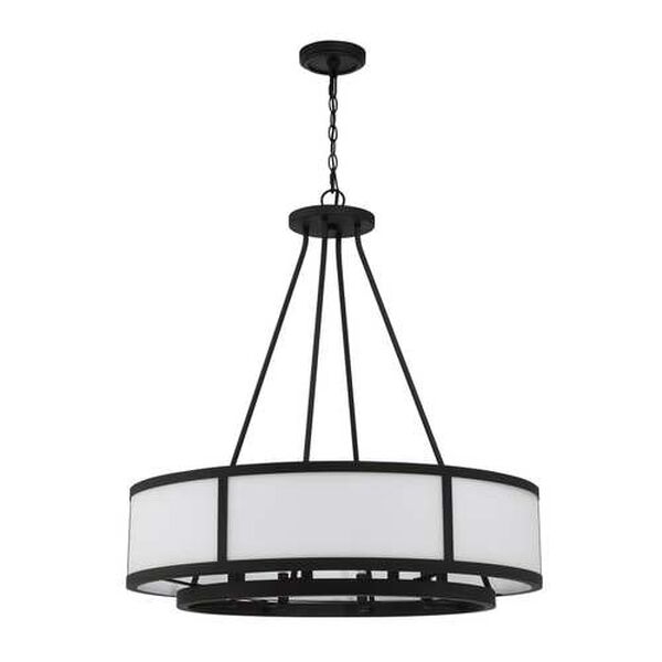 Bryant Black Forged Eight-Light Chandelier, image 4