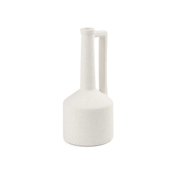 Burton White Ceramic Jug Vase, image 1