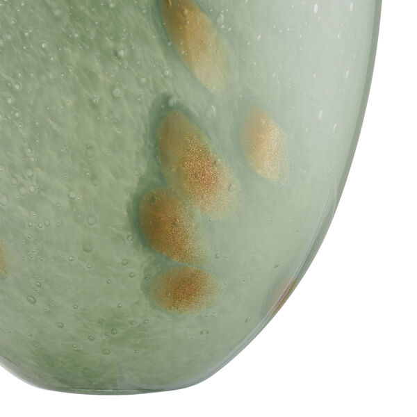 Lexie Light Green and Gold Tall Vase, Set of 2, image 4