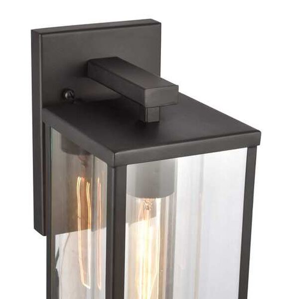 Augusta Matte Black 14-Inch One-Light Outdoor Wall Sconce, image 6