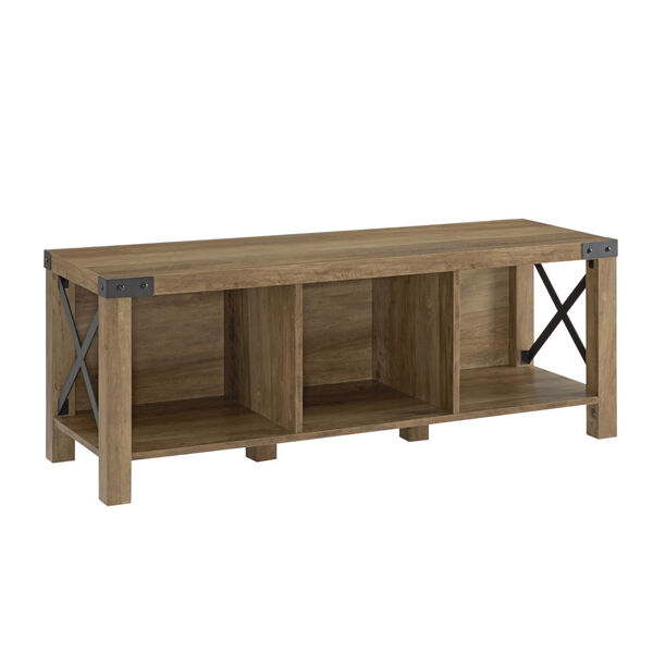 Reclaimed Barnwood 48-Inch Entry Bench, image 4