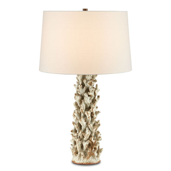 Staghorn Sunken White One-Light Table Lamp, image 1