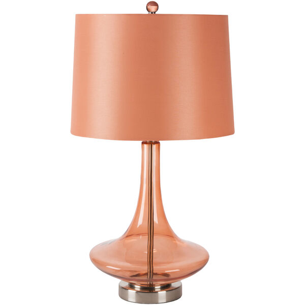 Zoey Transparent Orange One-Light Table Lamp, image 1