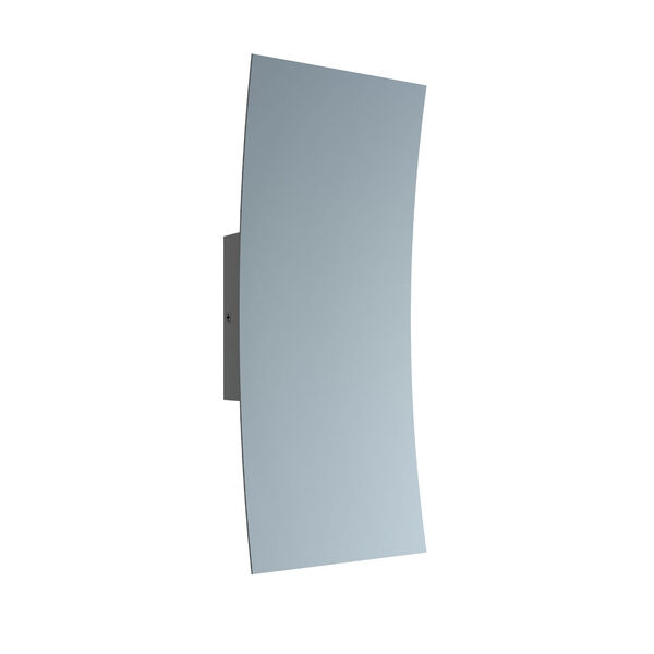 Sadie Textured Grey 12-Inch Two-Light Integrated LED Outdoor Wall Sconce, image 1