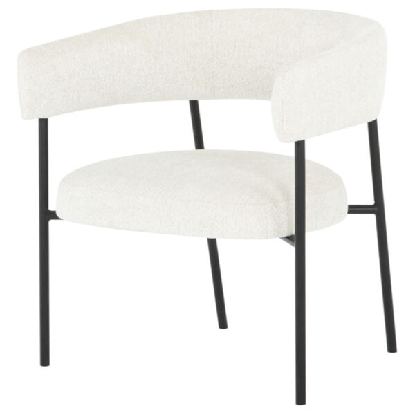 Cassia Buttermilk and Black Occasional Chair, image 1