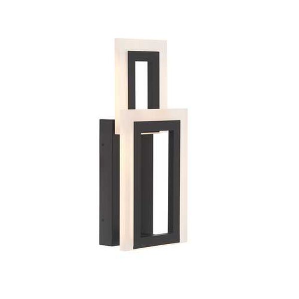 Inizio Black Integrated LED Wall Sconce, image 2