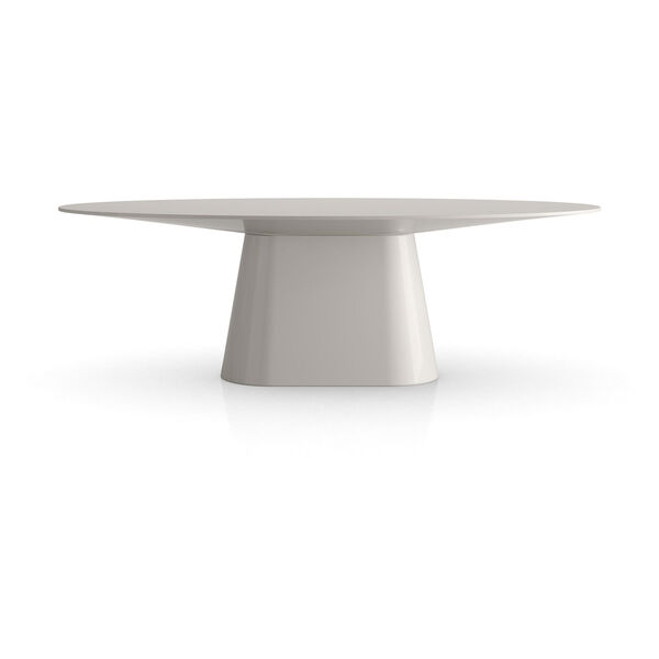 Sullivan Glossy Chateau Gray Dining Table, image 7