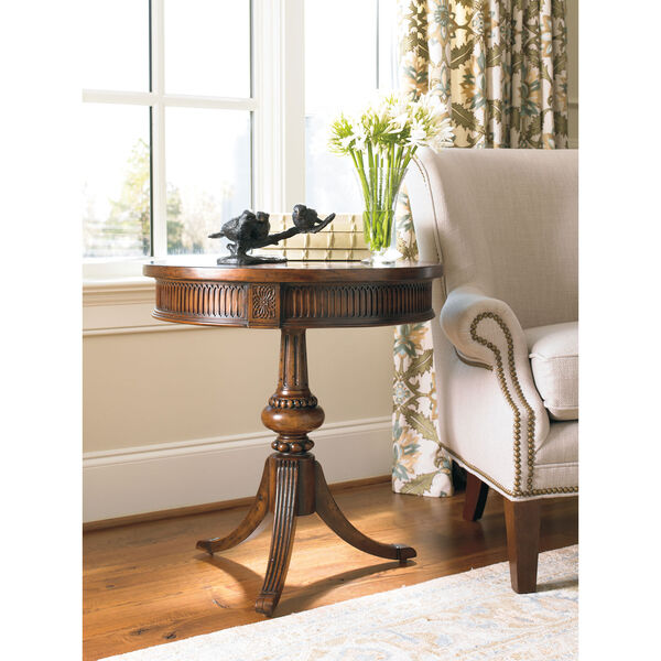 Round Pedestal Accent Table, image 3
