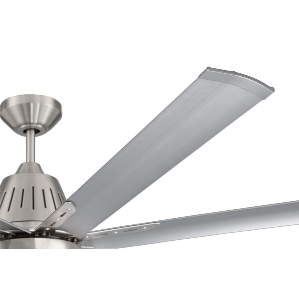 Wingtip Brushed Polished Nickel 72-Inch Ceiling Fan, image 7
