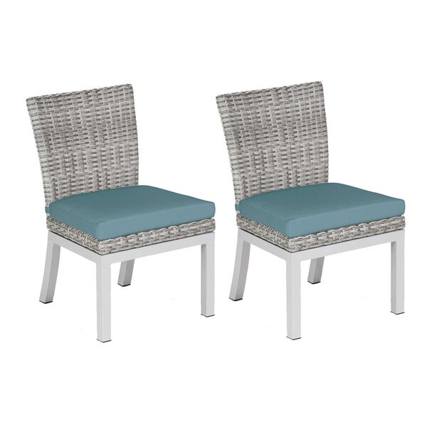 Argento Ice Blue Outdoor Side Chair, Set of Two, image 1