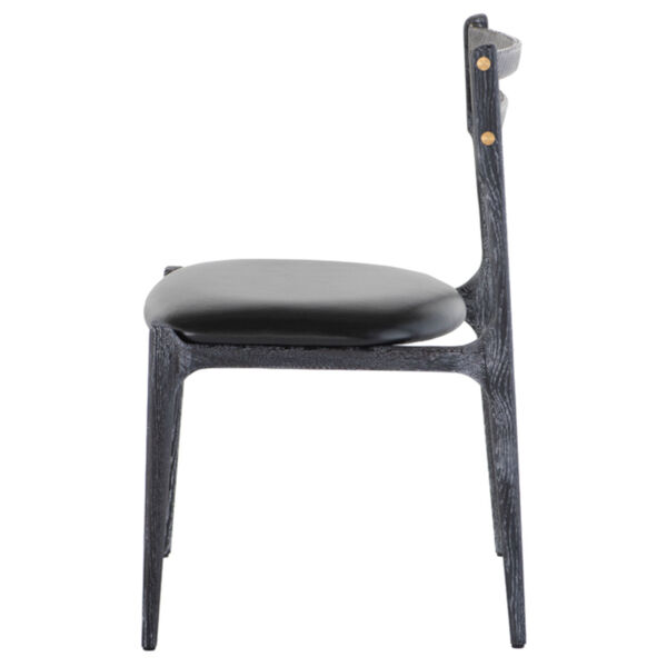 Matte Black Dining Chair, image 3
