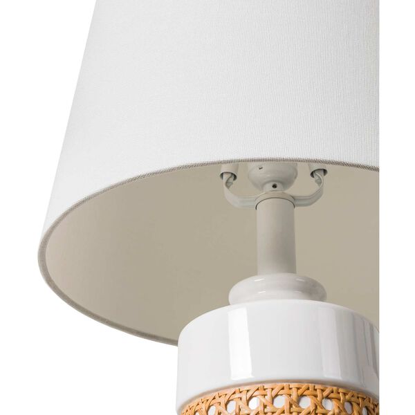 Pariana White, Beige One-Light Table Lamp, image 4