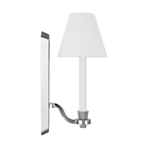 Paisley Polished Nickel One-Light Tall Wall Sconce, image 6