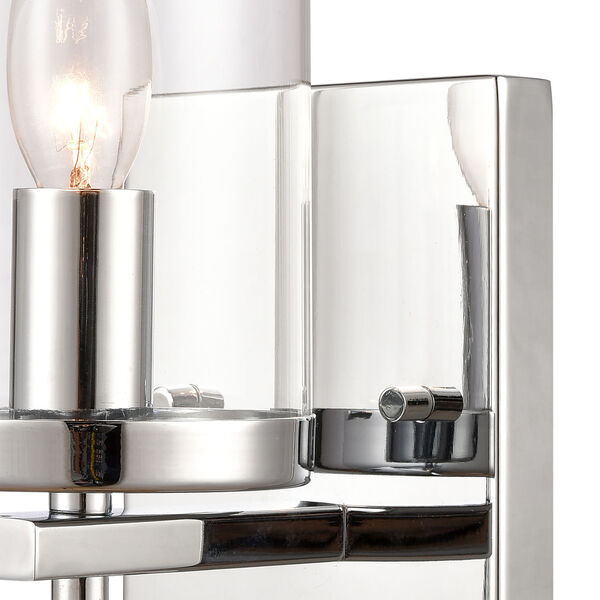 Oakland Silver Chrome One-Light Wall Sconce, image 3
