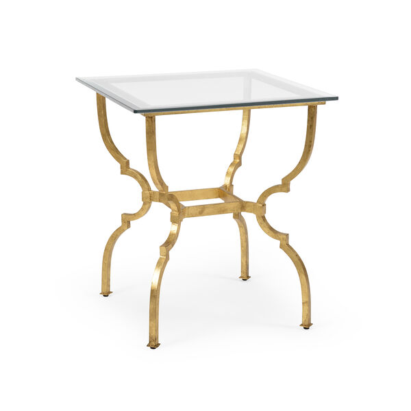 Gold Norwich Side Table, image 1