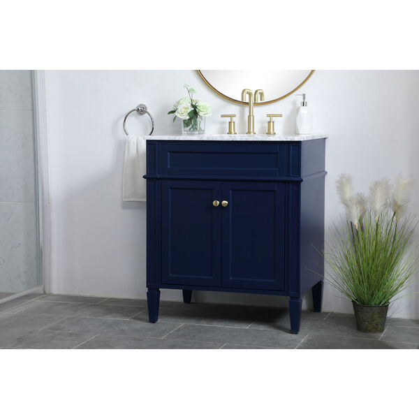 Williams Blue 30-Inch Vanity Sink Set, image 3
