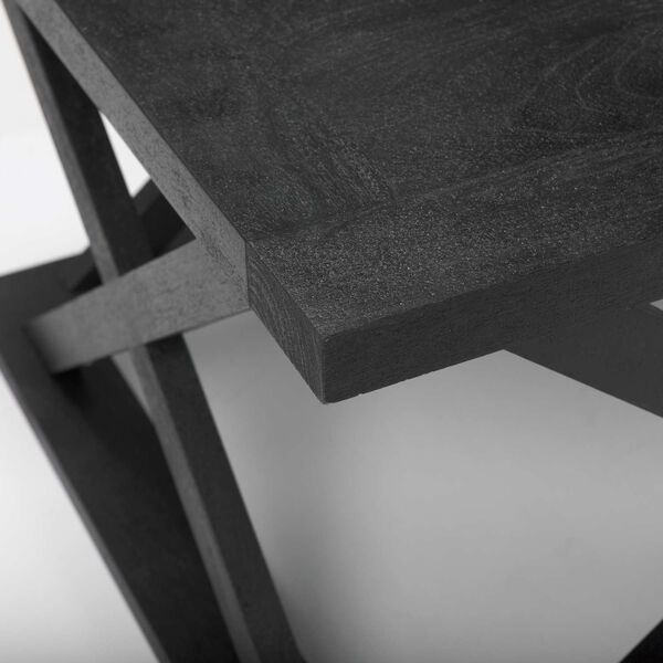 Forsey Black Rectangular Coffee Table, image 5