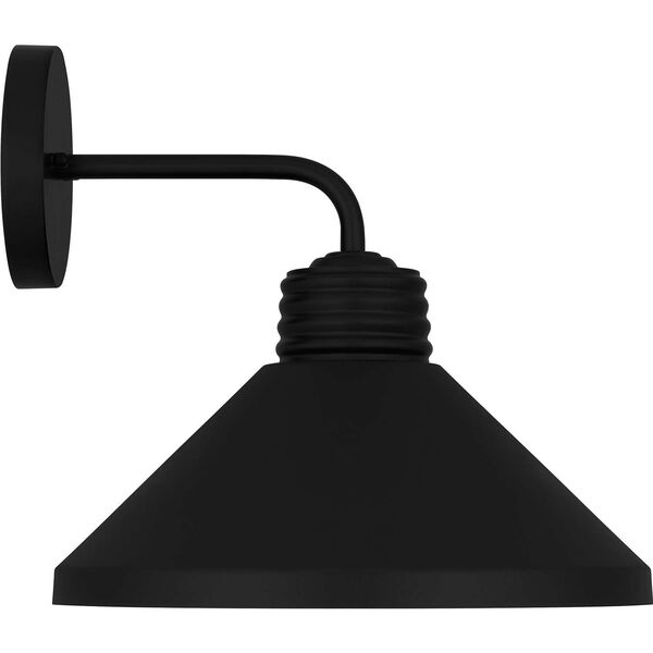Rencher Matte Black One-Light Outdoor Wall Mount, image 6