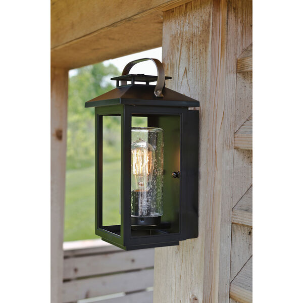Atwater Black 14-Inch One-Light Outdoor Wall Sconce, image 4