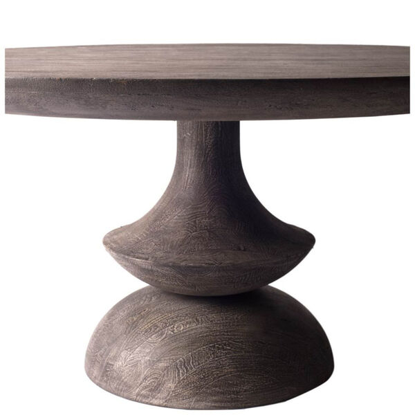 Crossman Charcoal Round Solid Wood Top Dining Table, image 6