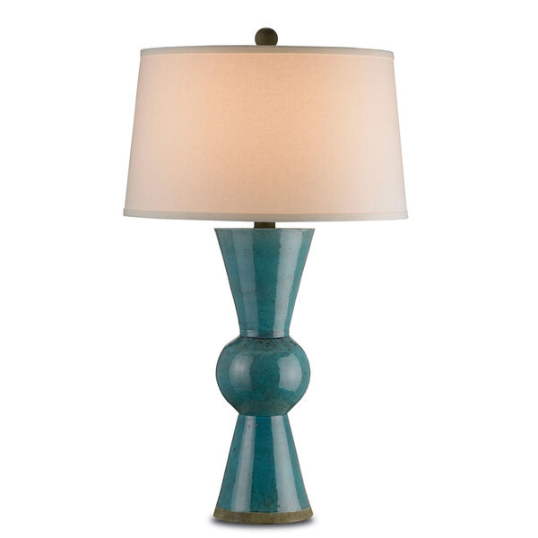 Teal Upbeat Table Lamp, image 1