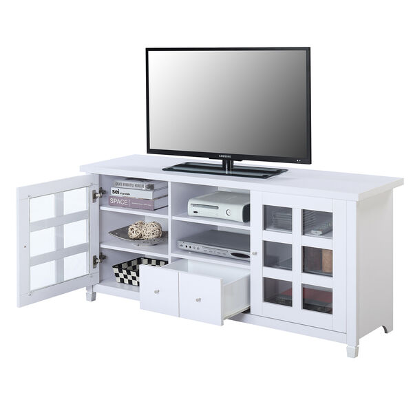 Selby White  60-Inch TV Stand, image 3