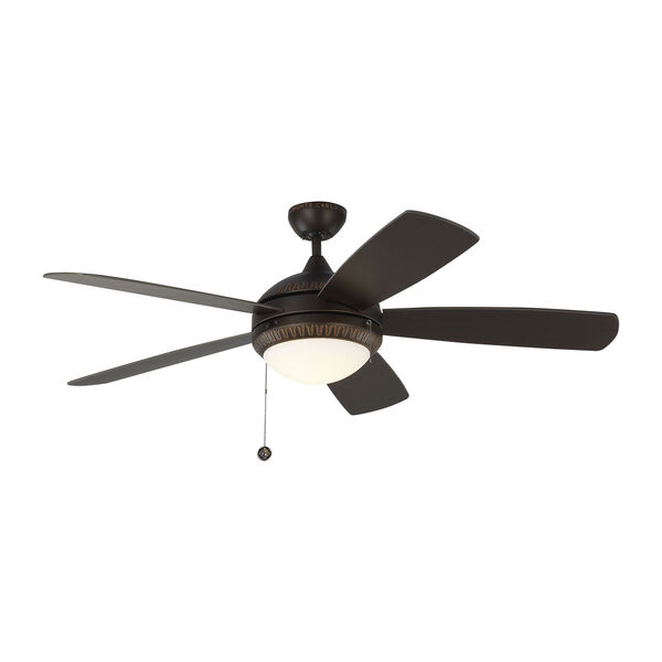 Discus Ornate Roman Bronze 52-Inch LED Ceiling Fan, image 1