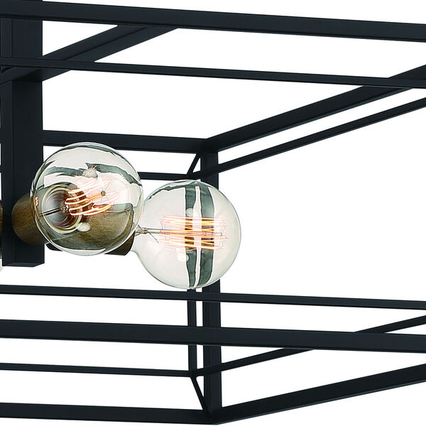 Within Matte Black 22-Inch Four-Light Pendant, image 2