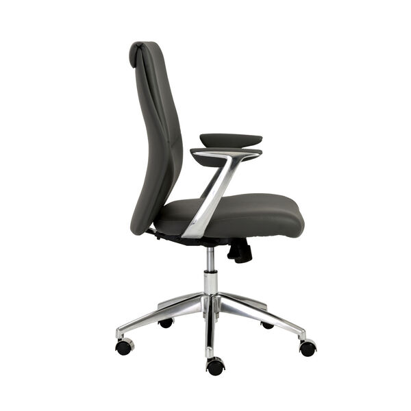 Crosby Gray 26-Inch Low Back Office Chair, image 3