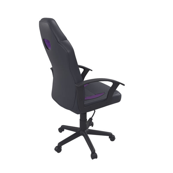Hendricks Purple Gaming Office Chair with Vegan Leather, image 5
