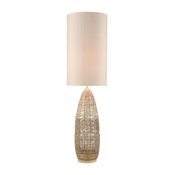 Husk Natural One-Light Floor Lamp, image 1