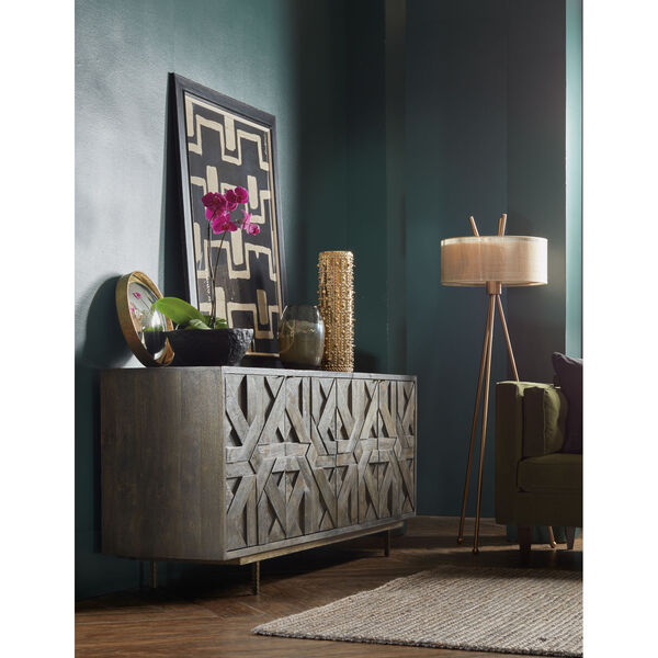 Commerce and Market Rich Brown Layers Credenza, image 5